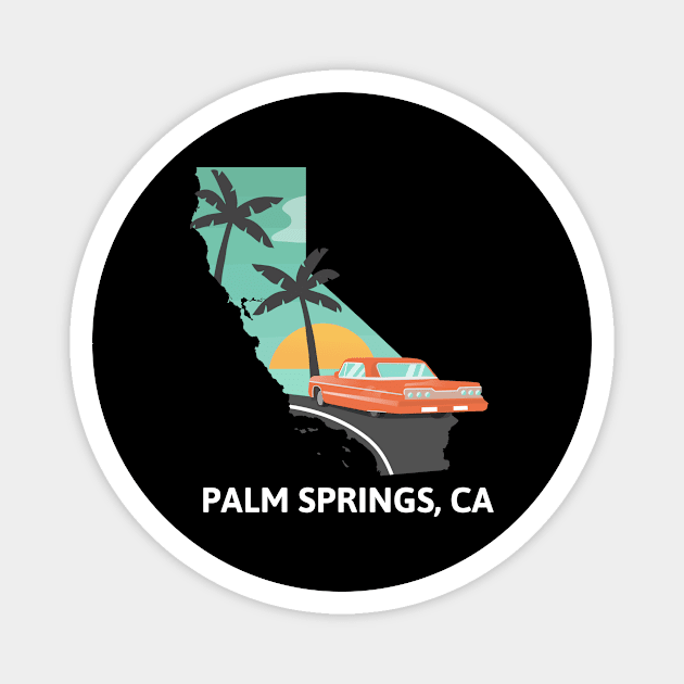 Palm Springs, CA Magnet by A Reel Keeper